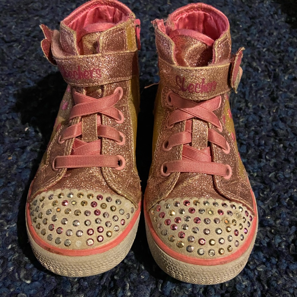 Little girls twinkle toes Skechers